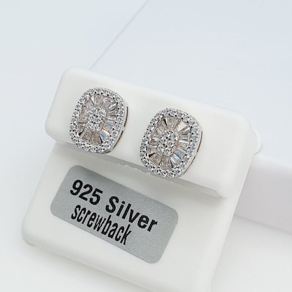 - "925 Sterling Silver Cubic Zirconia Earrings, U19254836 - Picture 4 of 11